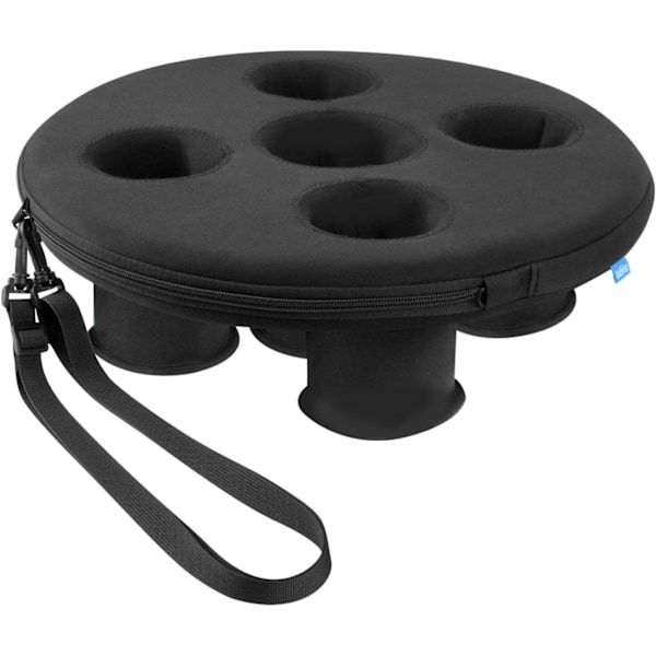 Flydende Drikkeholder til Pool | Drikkebakke til Spabad med 5 Huller | Flydende Spa-drikkebakke til Pool, Strand, Strand Fritids Kopholder