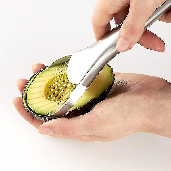 Multifunktionel 2 i 1 Avocado Skærer Skiver Skræller Scoop Skiver Køkkenredskaber