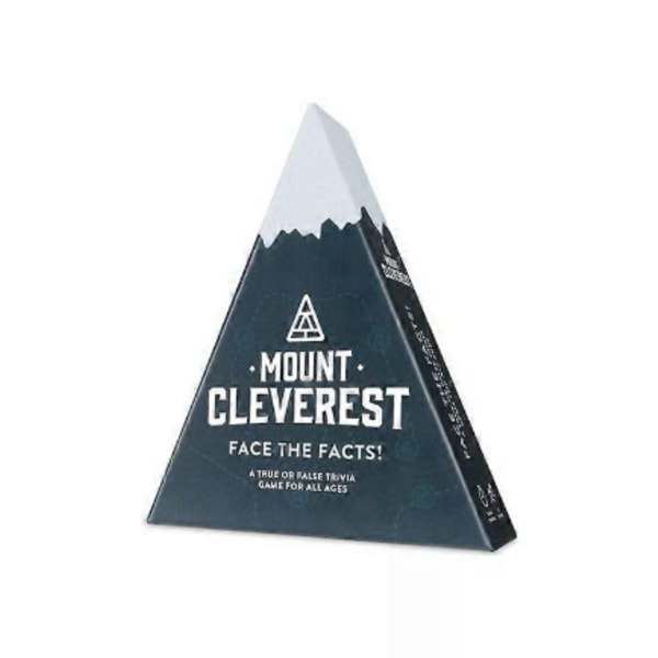 MOUNT CLEVEREST - Møt faktaene! Sann eller Usann Quizspill Gøy Familiekortspill