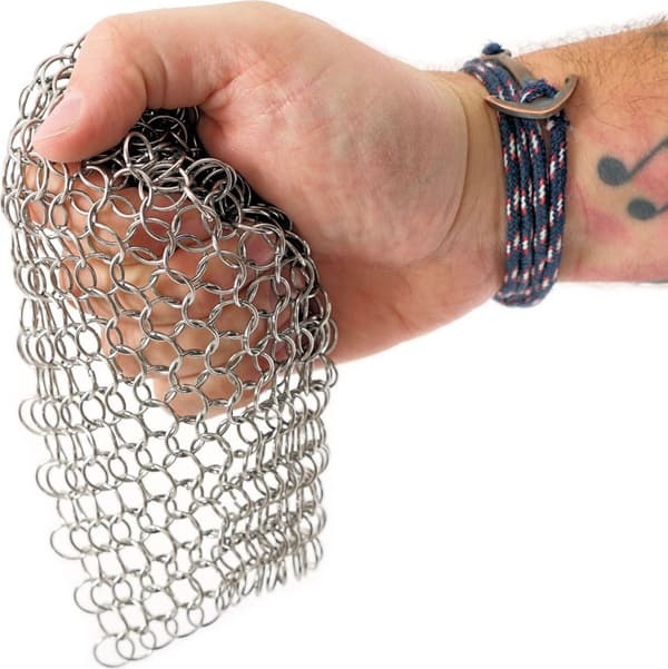 Rengøringsmiddel til ringe i rustfrit stål 12 x 12 cm til hollandske ovne osv.