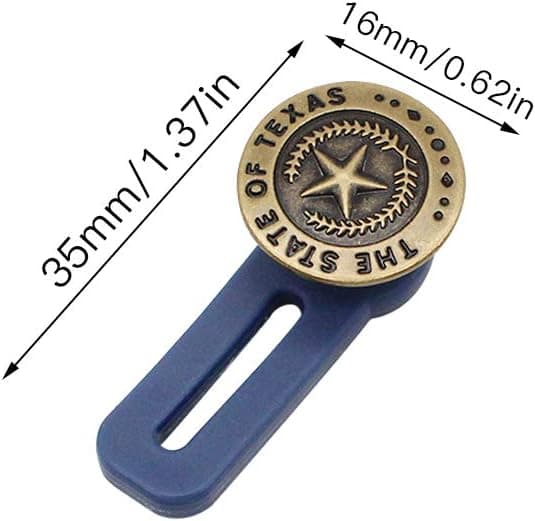 10-pak Jeans Knapholder Forlænger