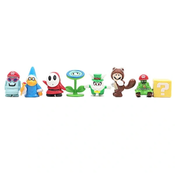 Super Mario Figurer 48-delat Set - Figurer & Samlarleksaker [JUN]