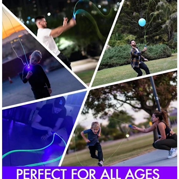 Helt ny Luminous Loop Lasso, Repskytt Propeller, Loop Lasso Rope Shooter Three Colors