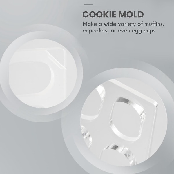 Klar Polycarbonat Dacquoise Kageform Oval Dakovaz Macaron Form Kagedekorationsværktøj Bageværktøj