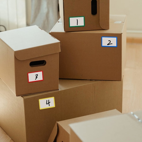 300 nimilappua, 3,5*2,25 tuumaa, tyhjät yleiset tarrat, personoidut kirjoitettavat värilliset nimilaput, moniväriset itseliimautuvat tarrat 300pcs