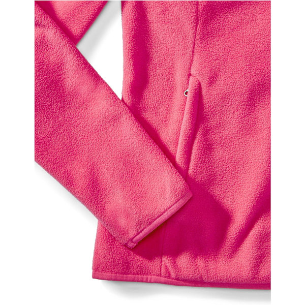 Kvinners klassisk passform full-zip myk fleecejakke Rosa XS