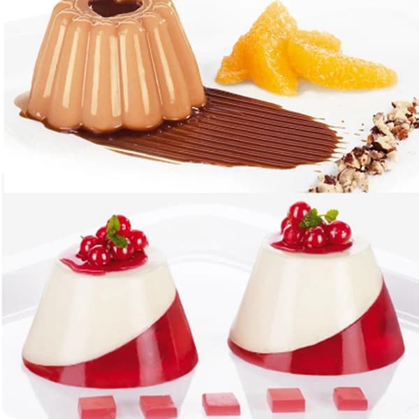 Puddingformar, Yoghurtformar med Lock, Mousse Geléformar, Puddingformar med Lock