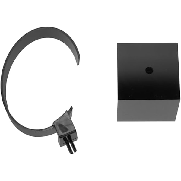 Klockdisplayställ - Armbandsur Smycken Klockdisplay Rack Hållare Akryl Klockställ Organizer Hållare för Hem- eller Butiksanvändning (Svart)