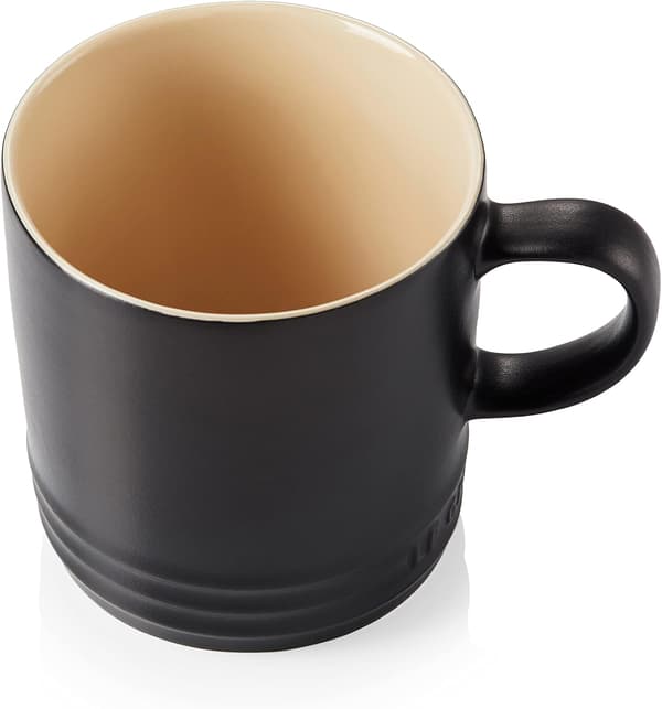 Stentøjs kaffekrus, 350 ml, Cerise Matte Black 350 ml