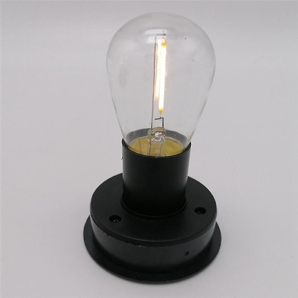 1 kpl Aurinko LED-hehkulankalamppu 2800K Automaattiset valosensorit Aita Yövalo Puutarhavalaisimeen (8,5 cm) Kuten kuvassa