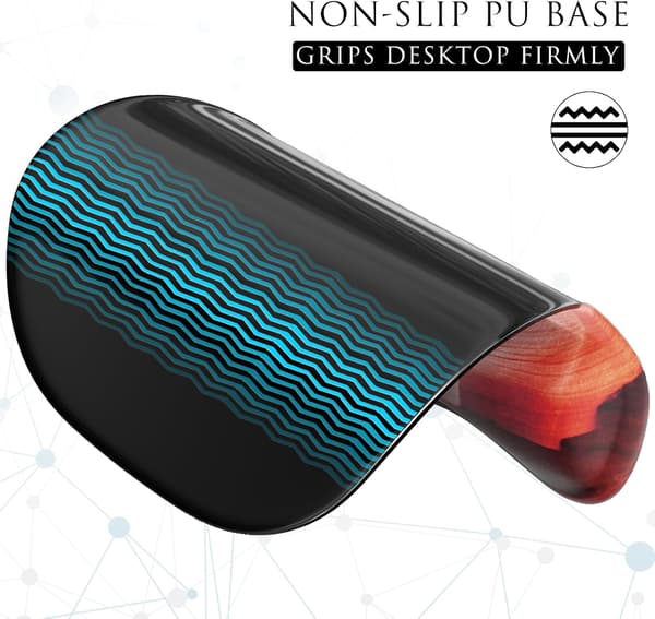 Ergonomisk musematte med håndleddstøtte i minneskum, komfortabel musematte for bærbar PC, smertelindrende håndleddstøtte Canyon Antelope