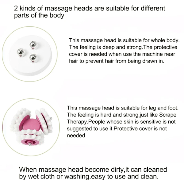 Massage Roller Vægttabsmaskine Mave hvid