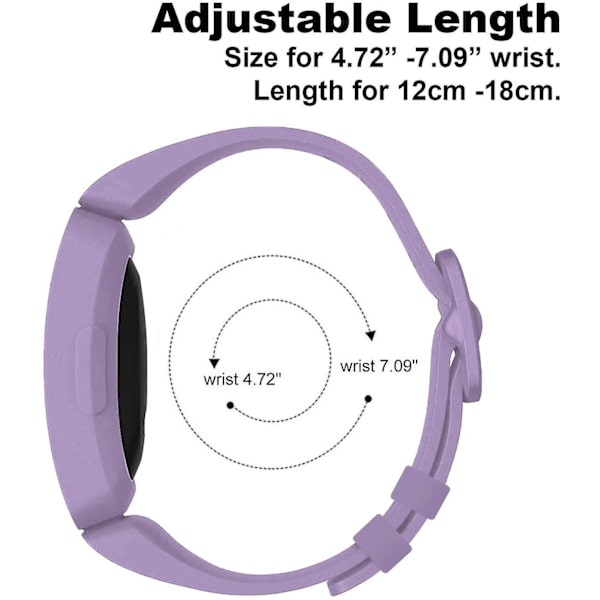 Kompatibel med Fitbit Ace 2 remme til børn 6+, blødt silikonearmbånd