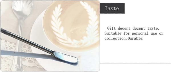 Barista Caf Latte Dekoreringspennsett i rustfritt stål, 3 stk