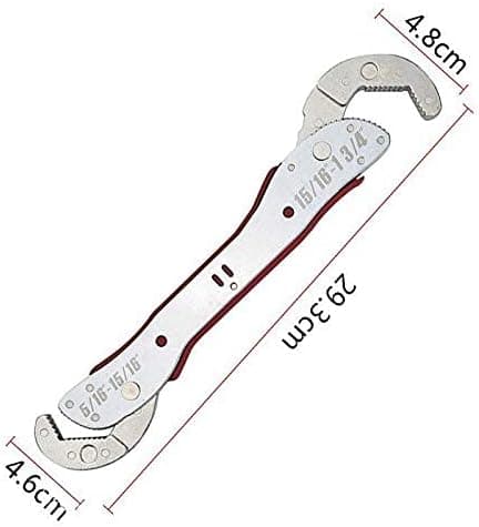 9-45mm Universal Justerbar Automatisk Ratsjet Nøgle Multifunktionel Magic Nøgle Hurtig Håndtag Universal Nøgle