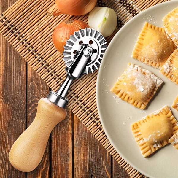Pastryhjulskärare, pastaskärare, ravioli-skärare för hem och kök