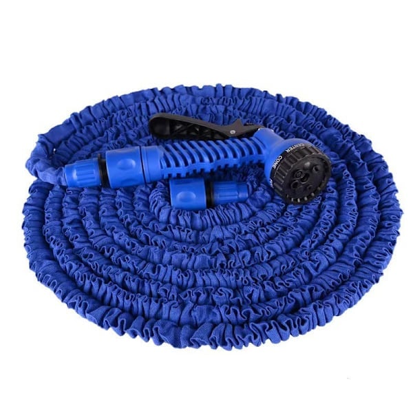 (Tidsbegränsad kampanj) 22,5 m Magic Hose Expandable Vattenslang / Trädgårdsslang Blå Blå 22,5 m Blue 22.5m