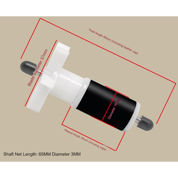 Ultratyst pump impeller för Lay Z Spa, passar alla Lay Z Spas, åtgärdar E02 bullrig pump
