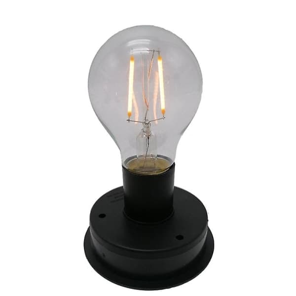1 stk. Solcelle LED Filament Lys 2800K Automatisk Lys Sensor Hegn Natlys til Have Lamper (8,5 cm) Som Vist