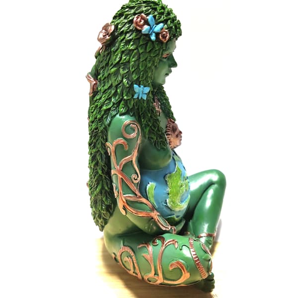 Moder Jord Gudinde Statue, Gaia Statue Resin Jord