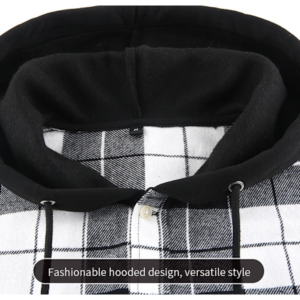 Miesten Ruudullinen Paita Pitkähihainen Taskuilla Napitettava Miesten Ruudullinen Paita Takki Flanellipaita Red 3XL