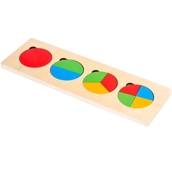 Pedagogiskt pusselspel för barn, träbräda, färgglada geometriska byggklossar rectangular