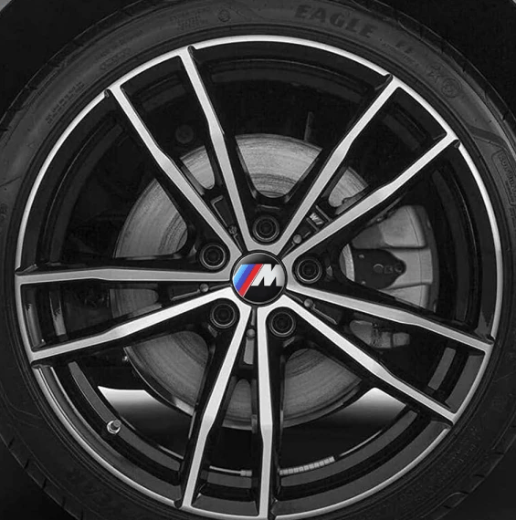 4-pakning - Senterdeksler/Hjulmerker - Bil Thunder All Black 56MM