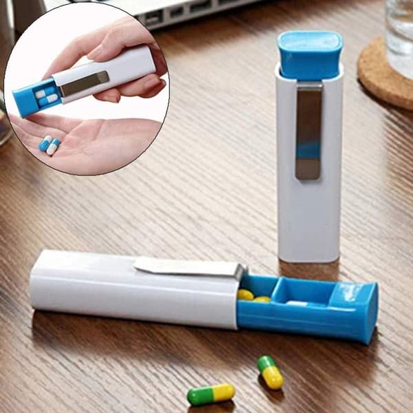 Rejse pilleæske - forseglet opbevaring med elastiske clips