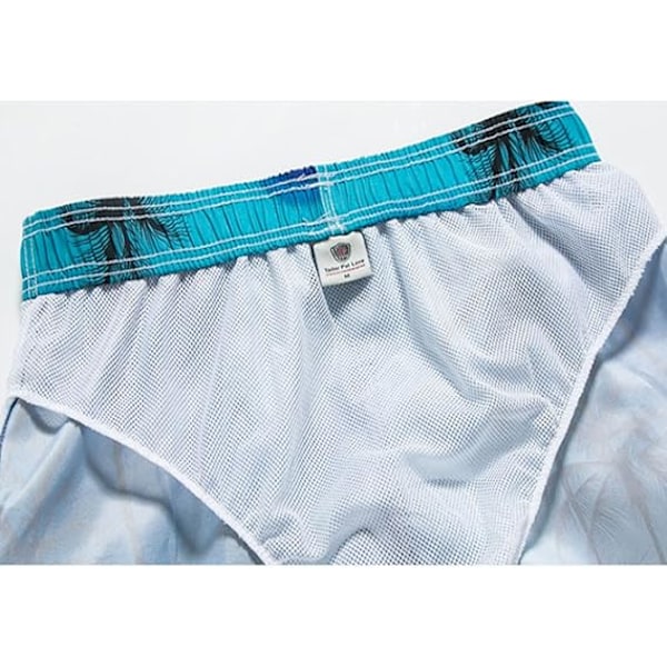 Nya sommarshorts för män, badshorts, surfshorts plus size med meshfoder