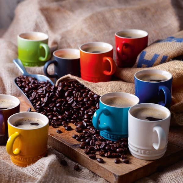 Steintøy Kaffe Kopp, 350 ml, Cerise Coastal Blue 100 ml