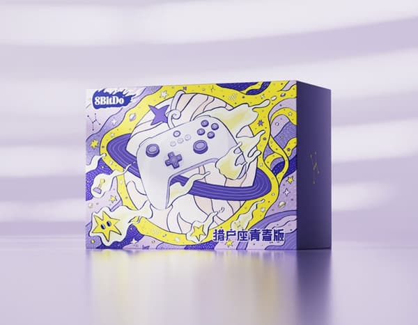 2.4G Lilla Trådløs Controller Kompatibel med Windows, Android & Raspberry Pi