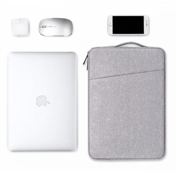 INF Laptopväska 14.1 tum/15.4 tum Canvas Grå Grå