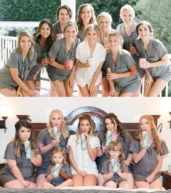 Dame Pyjamas Sæt Kortærmet Nattøj til Kvinder Natkjole med Knapper og Lommer M Deep Grey