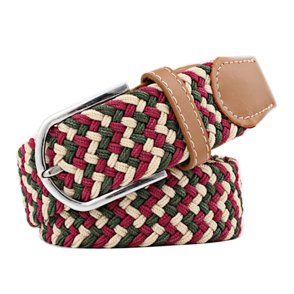 Belte canvas 23 mønstre størrelse W26-W36 stretch justerbar lengde: