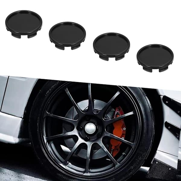 4 stk. 55 mm Bilhjul Centerkapsler Navkapsel Hjulnavkapsel Universal ABS
