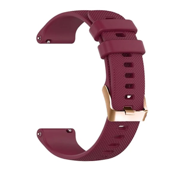 18mm 20mm Armband för Garmin Smartwatch, Ersättningsarmband Claret 20mm Width