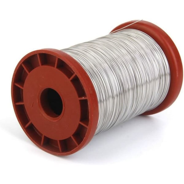 24 # rustfri ståltråd spesialbeeware (1 kilogram av 24 # rustfri ståltråd) vit
