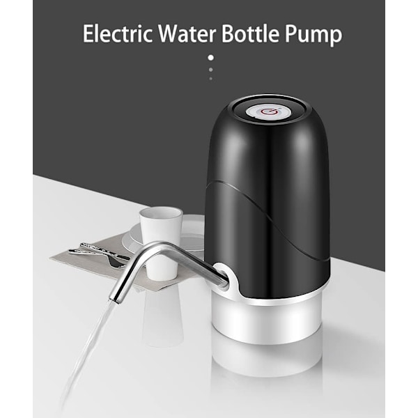 Automatisk vattenpump - Silikonslang - BPA-fri - Vattenpump - Automatisk kran med USB-laddning