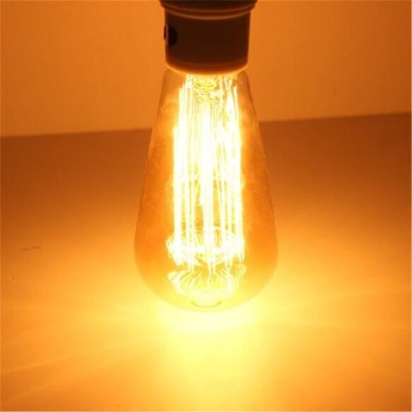 ®RisingFF Edision Pære x6 - Glødepære - ST64 Retro - E27 - 220V - 60W