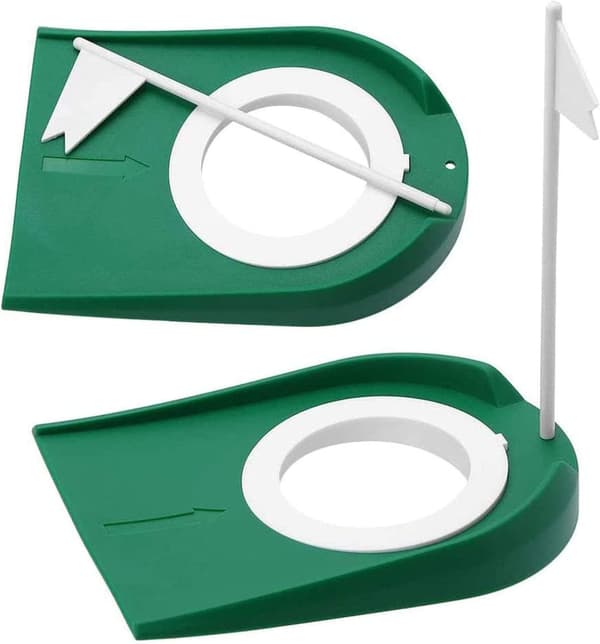 Golf Putting Cup i plast, justerbar med hull og logo