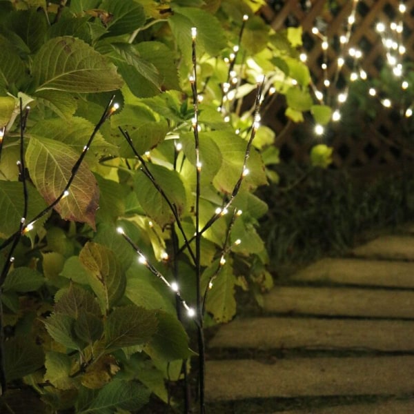 grene sende LED batteri simulering gren lys krans kreative dekorative lys, til indendørs og udendørs, ferie de
