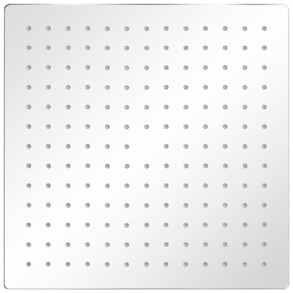 Regnbruserhoved Rustfrit Stål 30x30 cm Firkantet