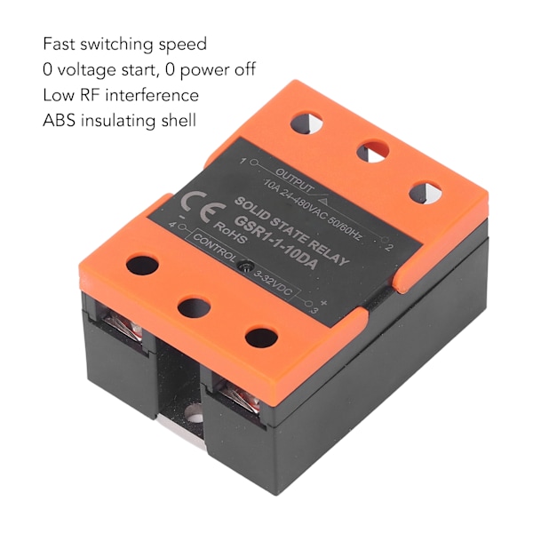 Solid State Relä ABS-Hölje DA Relästyrenhet för Kemisk Industri DC3‑32V