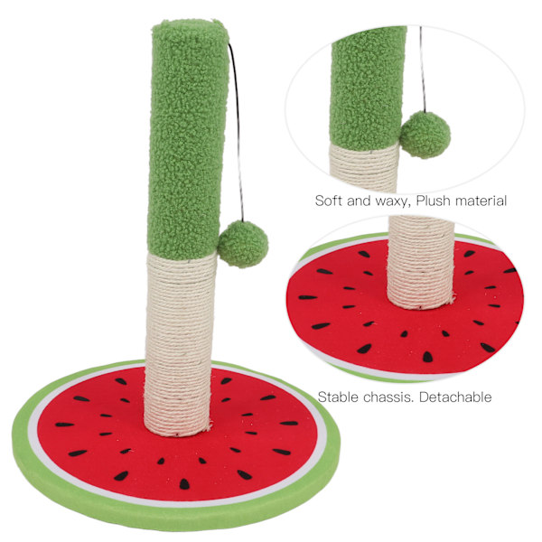 Katseskrabbepæl Sisal med Bold og Plysbræt til Indendørs Katte og Killinger