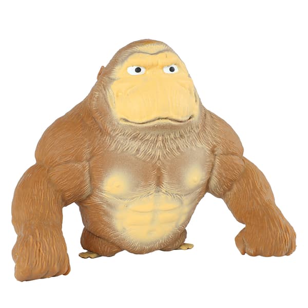 Sensorisk Stress Legetøj Gorilla, Sikkert & Kvalitetsmateriale Klemme Legetøj med Simulationsdesign, Elastisk Strækbar Figur til Stresslindring, Ideelt Skrivebord