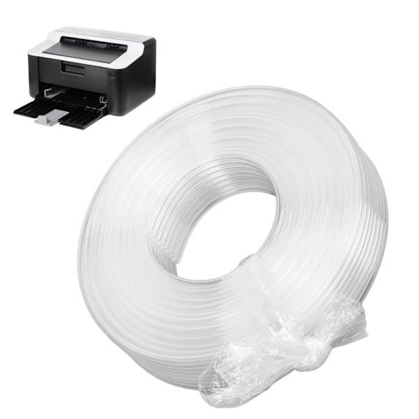 Blæktube UV Slange Fleksibel Slange 3x2mm 8 Rækker 3 Meter Længde HTPE til Printer Foto Maskine Transparent