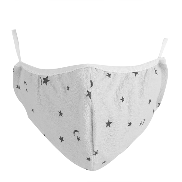 4 st Unisex Vuxen Andningsbart Munskydd Dammtätt Tvättbart Andningsskydd Grå
