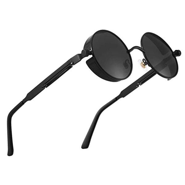 1 st Polariserade solglasögon för män, Uv-skydd, Round Gothic