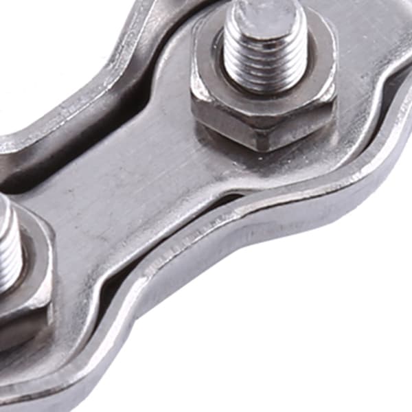 10 stk. M3 Duplex Clips Rustfrit Stål Wire Kabel Reb Grips Klemmer Caliper