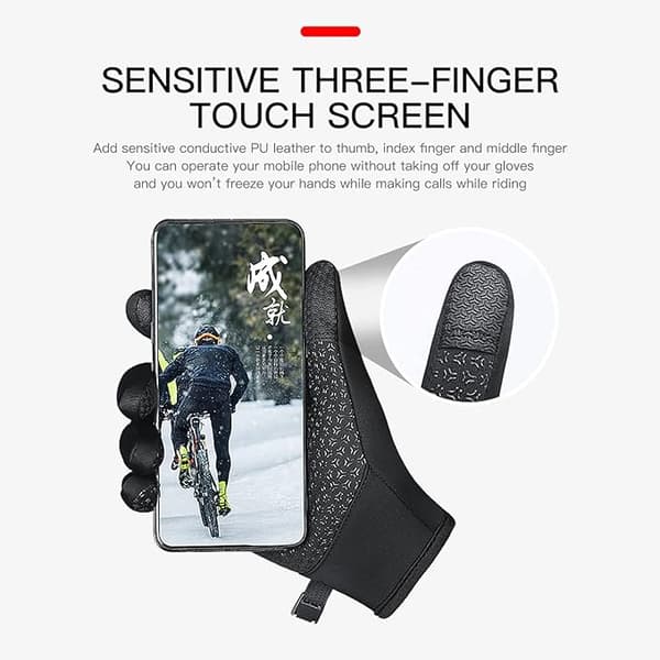 Vinterhandsker Touchscreen Handsker Vinter Cykling Ski Udendørs Handsker Telefingre Handsker Varme Handsker